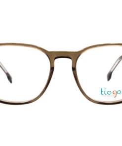 اطار طبي TIAGO للرجال مستطيل لون بيج - 1680 C5