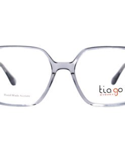 اطار طبي TIAGO للنساء مربع رمادي شفاف - 7413 C7