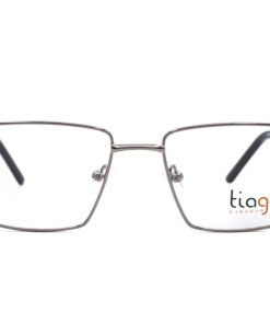 اطار طبي TIAGO للرجال مستطيل لون فضي - 4555 C3