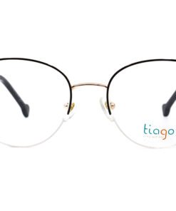 اطار طبي TIAGO للنساء دائري لون أسود و ذهبي - 4505 C4