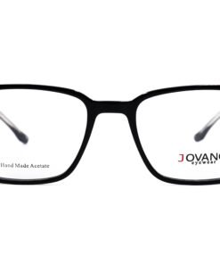 اطار طبي JOVANO للرجال والنساء مستطيل لون أسود - 7575 C1
