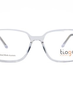 اطار طبي TIAGO للرجال والنساء مستطيل لون شفاف - 7306 C7