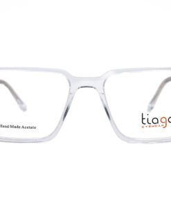 اطار طبي TIAGO للرجال مستطيل لون شفاف - 7304 C7