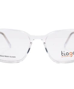 اطار طبي TIAGO للرجال والنساء مستطيل لون شفاف - 7566 C2