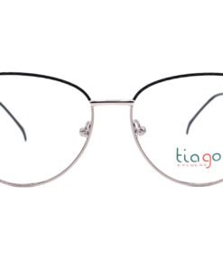 اطار طبي TIAGO للنساء كات آي لون أسود و فضي - IP4671 C2