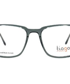 اطار طبي TIAGO للرجال مستطيل لون أخضر شفاف - 7309 C2