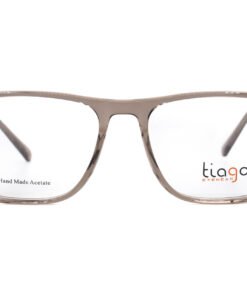 اطار طبي TIAGO للرجال مستطيل لون بيج شفاف - 7363 C4