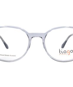 اطار طبي TIAGO للرجال والنساء دائري لون شفاف - 7410 C7