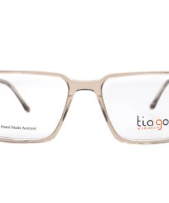 اطار طبي TIAGO للرجال مستطيل لون شفاف - 7304 C8