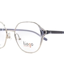 اطار طبي TIAGO للنساء دائري لون فضي و رمادي - 7562 C3
