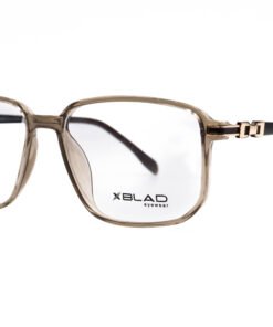 اطار طبي XBLAD للرجال مستطيل لون بيج شفاف - TR80224 C7