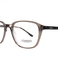 اطار طبي JOVANO للرجال مستطيل لون بني شفاف - 7577 C3