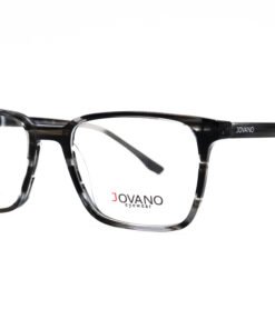 اطار طبي JOVANO للرجال والنساء مستطيل لون أسود - 7575 C4