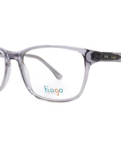 اطار طبي TIAGO للرجال مستطيل رمادي شفاف - 4540 C6