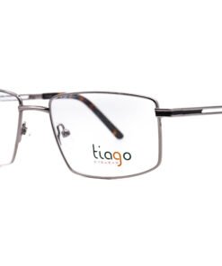 اطار طبي TIAGO للرجال مستطيل لون فضي - 4555 C4