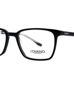 اطار طبي JOVANO للرجال والنساء مستطيل لون أسود - 7575 C1