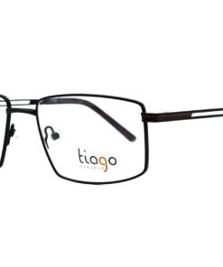 اطار طبي TIAGO للرجال مستطيل لون أسود - 4555 C1