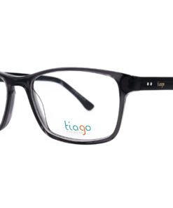 اطار طبي TIAGO للرجال مستطيل لون رمادي و أسود - 4537 C3