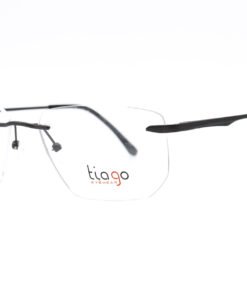 اطار طبي TIAGO للرجال مستطيل لون رمادي غامق - 2832 C5