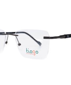 اطار طبي TIAGO للرجال مستطيل لون رمادي غامق و أسود - IP4603 C4