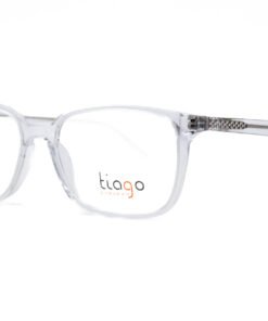 اطار طبي TIAGO للرجال والنساء مستطيل لون شفاف - 7306 C7