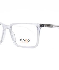 اطار طبي TIAGO للرجال مستطيل لون شفاف - 7304 C7