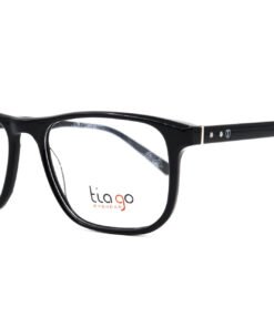 اطار طبي TIAGO للرجال مستطيل لون أسود - 7363 C1