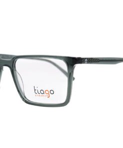 اطار طبي TIAGO للرجال مستطيل لون شفاف و أخضر - 7304 C2