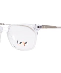 اطار طبي TIAGO للرجال والنساء مستطيل لون شفاف - 7566 C2