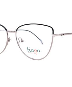 اطار طبي TIAGO للنساء كات آي لون أسود و فضي - IP4671 C2