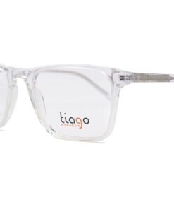 اطار طبي TIAGO للرجال مستطيل لون شفاف - 7568 C2