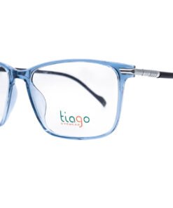 اطار طبي TIAGO للرجال مستطيل لون شفاف و أزرق - IP1047 C2