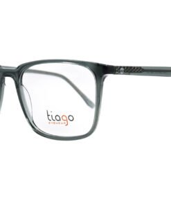 اطار طبي TIAGO للرجال مستطيل لون أخضر شفاف - 7309 C2