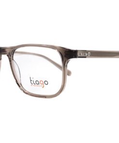 اطار طبي TIAGO للرجال مستطيل لون بيج شفاف - 7363 C4
