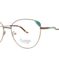 اطار طبي TIAGO للنساء كات آي لون بيج و ذهبي - YM11029 C3