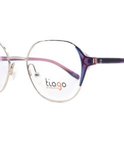 اطار طبي TIAGO للنساء دائري لون موف و فضي - 7562 C6